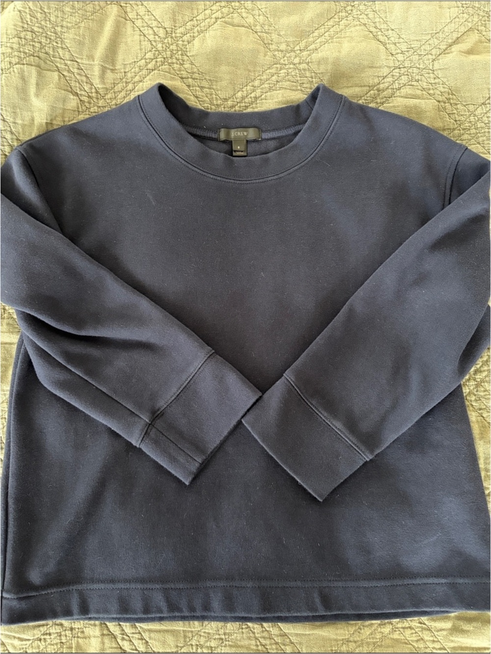 J. Crew Navy Blue Crewneck Sweater